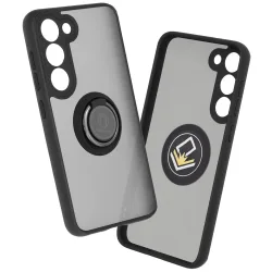 Custodia per Samsung Galaxy S23 S911, Techsuit, Glinth, Nera