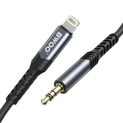Cavo Audio Lightning - 3.5mm BWOO BO-AUX068, 1.2m, Nero