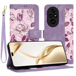 Custodia per Honor 200 Pro, Techsuit, FlipCraft, Viola