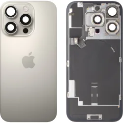 Copertura Batteria Apple iPhone 16 Pro, Beige (Titanio Naturale), Swap Premium