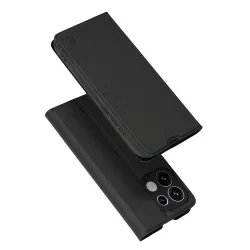 Custodia per Oppo Reno16 Pro, Techsuit, Magskin Book, Nera