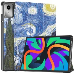 Custodia per Lenovo Tab M11, Techsuit, FoldPro Starry Night, Multicolore