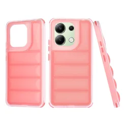 Custodia per Xiaomi Redmi Note 13 4G, Techsuit, Wave Shield, Rossa