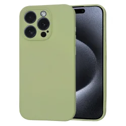 Custodia per Apple iPhone 15 Pro, Techsuit, SoftFlex, Matcha