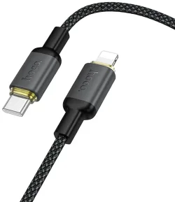 Cavo Dati e Ricarica USB-C - Lightning HOCO X128 Benefit, 30W, 1m, Nero