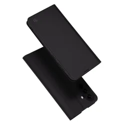 Custodia per Samsung Galaxy A56 A566, Techsuit, Magskin Book, Nera