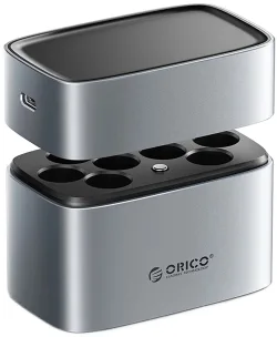Caricabatterie Batterie Orico EV8, AA, Grigio