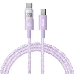 Cavo Dati e Ricarica USB-C - USB-C Baseus Display 2, 100W, 1m, Viola P10382702511-00