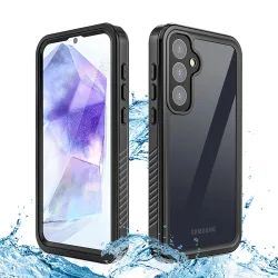Custodia Waterproof per Samsung Galaxy S23 FE S711, ShellBox, Nera