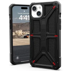 Custodia per Apple iPhone 15 Plus, Urban Armor Gear, Monarch Kevlar, Nera