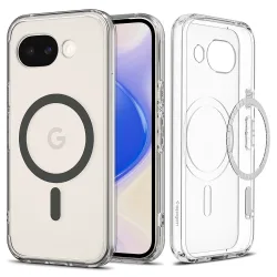 Custodia MagSafe per Google Pixel 10a, Spigen, Ultra Hybrid, Grigio Trasparente ACS11277