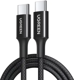 Cavo Dati e Ricarica USB-C - USB-C UGREEN L501, 60W, 2m, Nero
