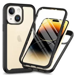 Custodia per Apple iPhone 15 Plus, Techsuit, Defense360 Pro, Nera