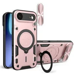 Custodia per Apple iPhone 17 Air, Techsuit, CamGuard Pro, Rosa Dorato