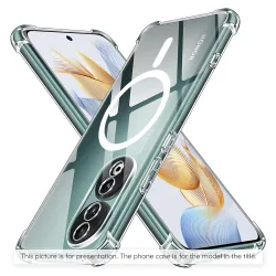 Custodia MagSafe per Xiaomi 17, Techsuit, Antiurto, Trasparente