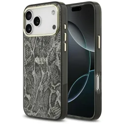 Custodia MagSafe per Apple iPhone 17 Pro Max, Guess, Motivo Pitone, Nera