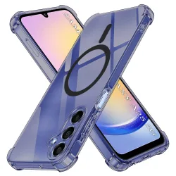 Custodia MagSafe per Samsung Galaxy A25 A256, Techsuit, Shockproof Clear, Fumè
