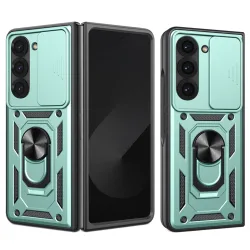 Custodia per Samsung Galaxy Z Fold6 F956, Techsuit, CamShield, Verde