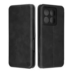 Custodia per Xiaomi 14T, Techsuit, Safe Wallet Plus, Nera