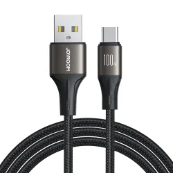 Cavo Dati e Ricarica USB-A - USB-C Joyroom S-A25 Light-Speed, 100W, 1.2m, Nero
