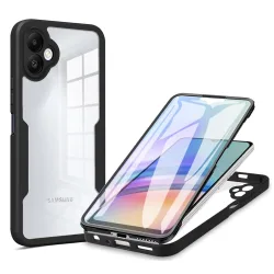Custodia per Samsung Galaxy A05 A055, Techsuit, ColorVerse 360, Nera