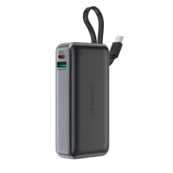 Batteria Esterna Acefast M7, 10000mAh, 30W, QC + PD, 1 x USB-A - 2 x USB-C, Nera