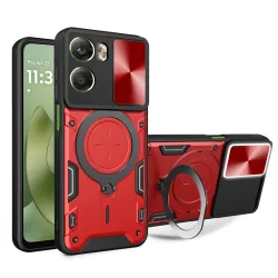 Custodia per Motorola Moto G06, Techsuit, CamGuard Pro, Rossa