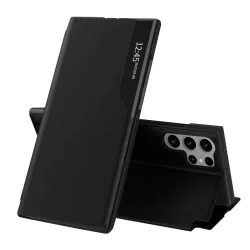 Custodia per Samsung Galaxy S24 Ultra S928, Techsuit, eFold, Nera