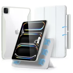 Custodia per Apple iPad Pro 13 (2024), ESR, Rebound Hybrid, Bianca