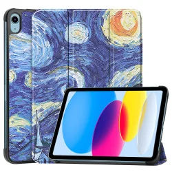 Custodia per Apple iPad (2025) / (2022), Techsuit, FoldPro Starry Night, Multicolore