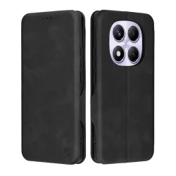 Custodia per Xiaomi Redmi Note 14 Pro 4G, Techsuit, Safe Wallet Plus, Nera