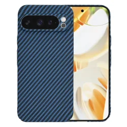 Custodia per Google Pixel 9 Pro, Techsuit, Carbonite FiberShell, Turchese