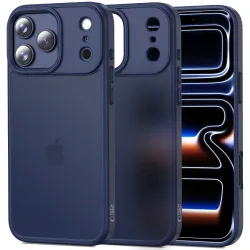 Custodia per Apple iPhone 17 Pro, Tech-Protect, Magmat, Blu Opaco