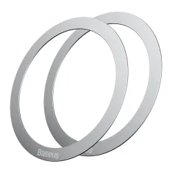 Adesivo Metallico Baseus Halo, Set 2 pezzi, Argento PCCH000012