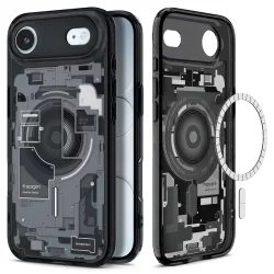 Custodia MagSafe per Apple iPhone 17 Air, Spigen, Ultra Hybrid Zero One, Nera ACS10320