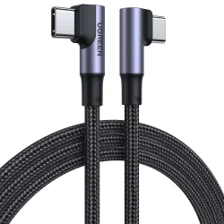 Cavo dati e ricarica USB-C - USB-C UGREEN US335 angolato, 100W, 1m, nero