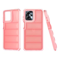 Custodia per Motorola Moto G13 / G23 / G53, Techsuit, Wave Shield, Rossa