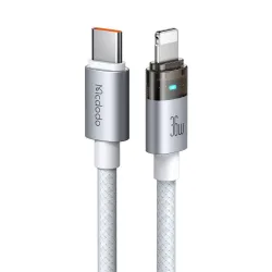 Cavo Dati e Ricarica USB-C - Lightning McDodo CA-6942, 36W, 1.2m, Bianco