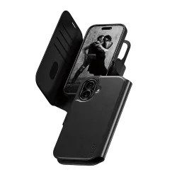 Custodia MagSafe per Apple iPhone 17, PanzerGlass, Care Feature Tango Two-in-One, Nera