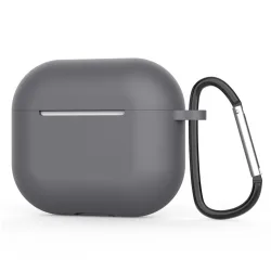 Custodia Techsuit Silicone per Apple AirPods 4, Grigio