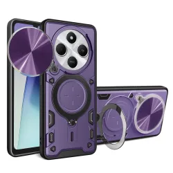Custodia per Xiaomi Poco C75 / Redmi 14C, Techsuit, CamGuard Pro, Viola