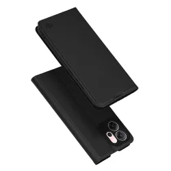 Custodia per Oppo Reno14 FS 5G / Reno14 F, Techsuit, Magskin Book, Nera