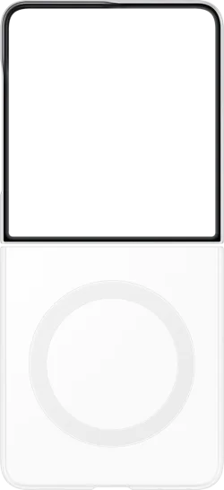 Custodia per Samsung Galaxy Z Flip8 F776, Clear Magnet, Trasparente EF-CF776CTEGWW