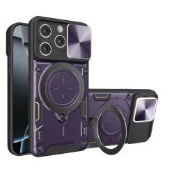 Custodia per Apple iPhone 16 Pro, Techsuit, CamGuard Pro, Viola