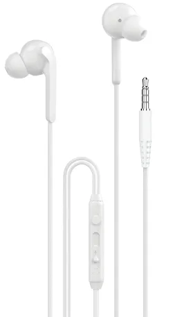 Handsfree 3.5mm Dudao X3+, Bianco