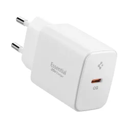 Caricabatterie Rete Spigen Essential, 20W, 3A, 1 x USB-C, Bianco ACH08701