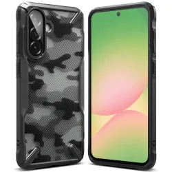 Custodia per Samsung Galaxy A56 A566 / A36 A366, Ringke, Fusion X Camo, Nera