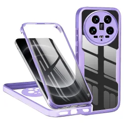 Custodia per Xiaomi 14 Ultra, Techsuit, ColorVerse 360, Viola