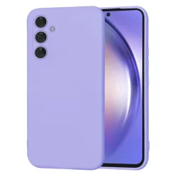Custodia per Samsung Galaxy A54 A546, Techsuit, SoftFlex, Viola Chiaro