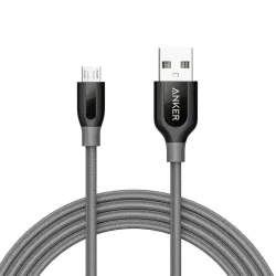Cavo Dati e Ricarica USB-A - microUSB Anker PowerLine+, 18W, 1.8m, Grigio A8143HA1